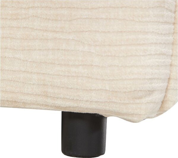 DecHome Divano Letto 2 Posti Moderno in Tessuto Dimensioni 217x86x95 cm colore Panna - Ghide