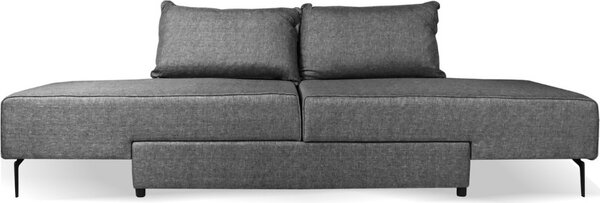 DecHome Divano Letto 2 Posti Moderno in Tessuto Dimensioni 75x290x85 cm colore Grigio - Armada