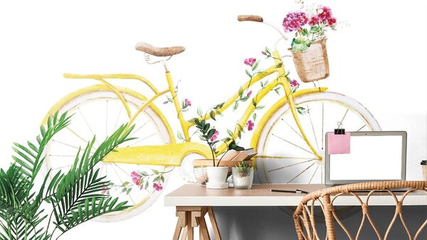 Carta da parati – Illustrazione di bicicletta retrò