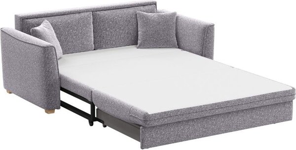 DecHome Divano Letto 2 Posti Moderno Vano Contenitore in Tessuto Dimensioni 180x93x97 cm colore Grigio - Cosy