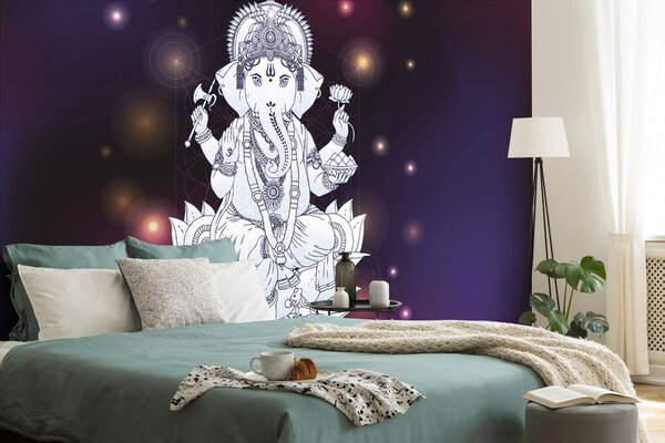 Carta da parati – Buddha Ganesh buddista