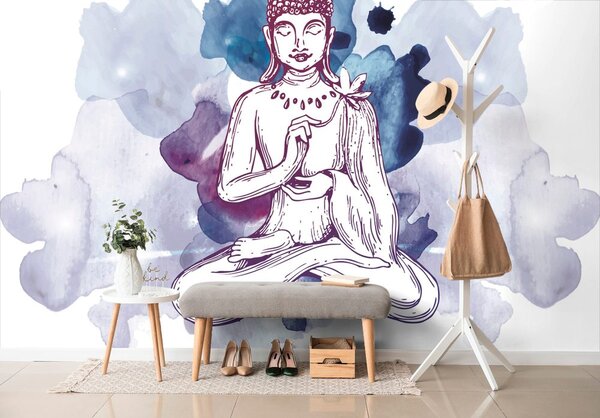 Carta da parati – Illustrazione di Buddha
