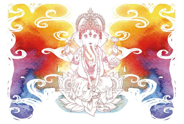 Carta da parati – Ganesh induista