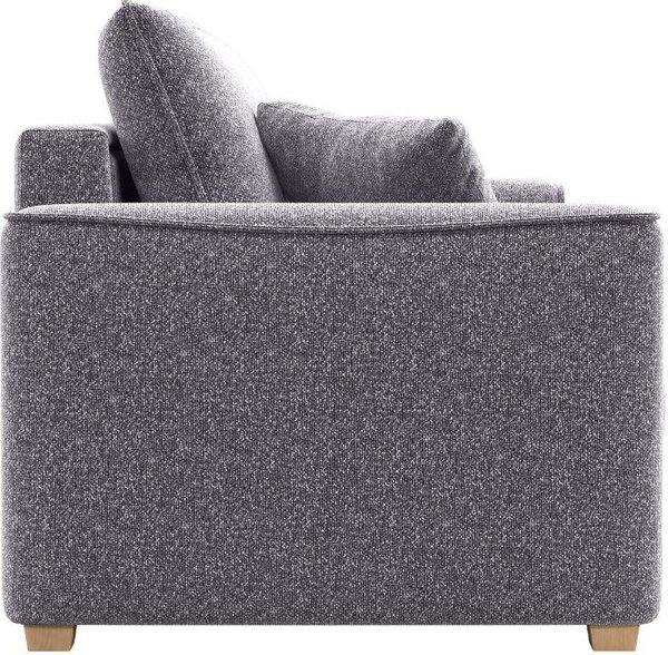DecHome Divano Letto 2 Posti Moderno Vano Contenitore in Tessuto Dimensioni 180x93x97 cm colore Grigio - Cosy