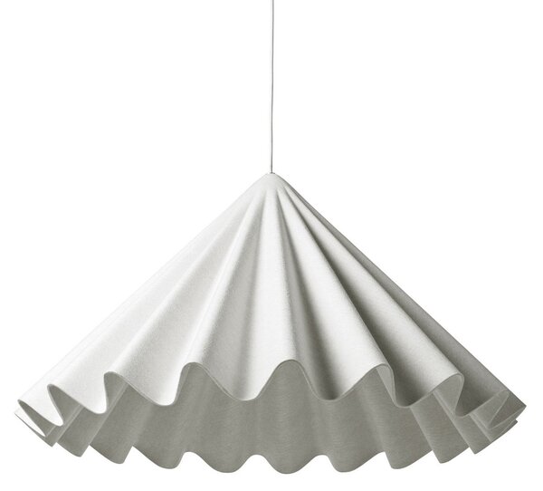 Lampada a sospensione Audo Copenhagen, Dancing, dimmerabile, Bianco, Soggiorno, Tessuto / Tessile, Design
