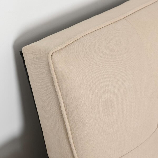 DecHome Divano Letto 3 Posti Moderno in Tessuto Dimensioni 186x84x85 cm colore Beige