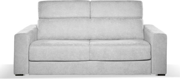 DecHome Divano Letto 3 Posti Moderno in Tessuto Antimacchia Dimensioni 205x97x83-100 cm colore Grigio Chiaro - Crien