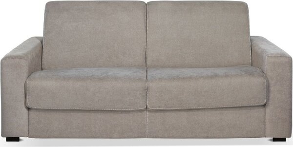 DecHome Divano Letto 3 Posti Moderno in Tessuto Antimacchia Dimensioni 200x98x86 cm colore Tortora - Kriog