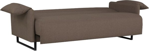DecHome Divano Letto 3 Posti Moderno in Tessuto Dimensioni 199x85x85 CM colore Beige - Odin