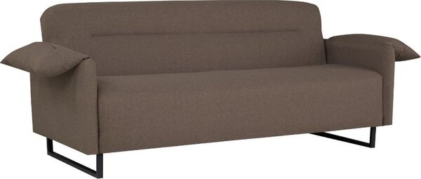 DecHome Divano Letto 3 Posti Moderno in Tessuto Dimensioni 199x85x85 CM colore Beige - Odin