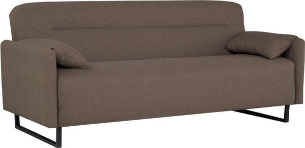 DecHome Divano Letto 3 Posti Moderno in Tessuto Dimensioni 199x85x85 CM colore Beige - Odin