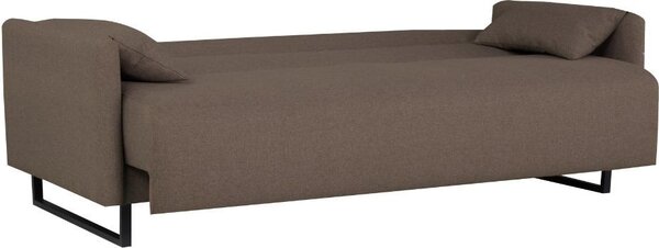 DecHome Divano Letto 3 Posti Moderno in Tessuto Dimensioni 199x85x85 CM colore Beige - Odin