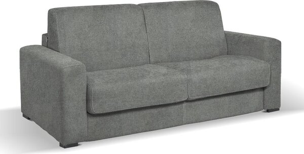 DecHome Divano Letto 3 Posti Moderno in Tessuto Dimensioni 200x98x86 cm colore Grigio - Kriog