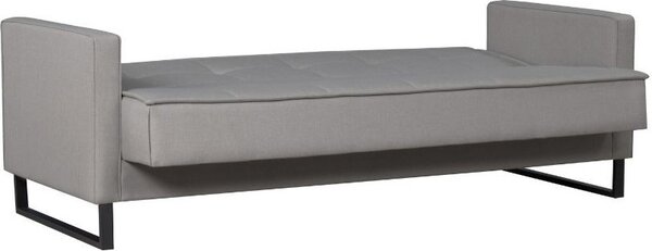 DecHome Divano Letto 3 Posti Moderno Vano Contenitore in Velluto Dimensioni 210x85x87 cm colore Grigio - Legen