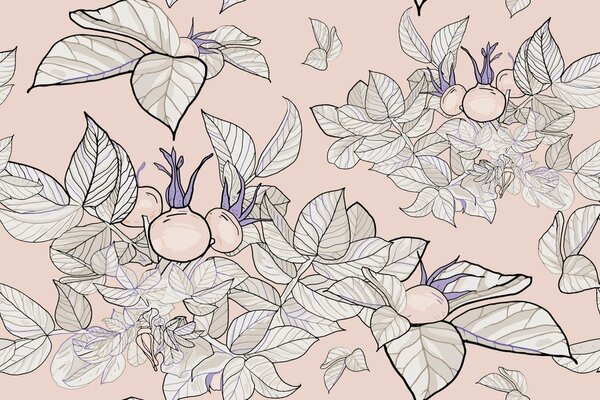 Carta da parati – Giardino con tocco autunnale