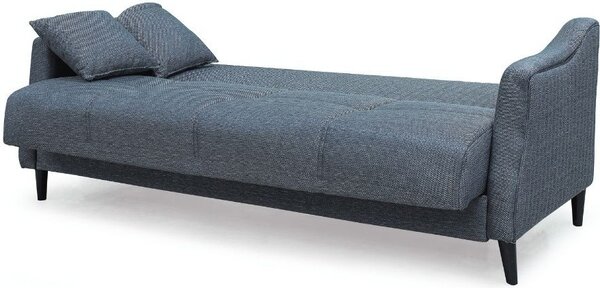 DecHome Divano Letto 3 Posti Moderno in Tessuto Dimensioni 225x82x92 cm colore Grigio - Montana