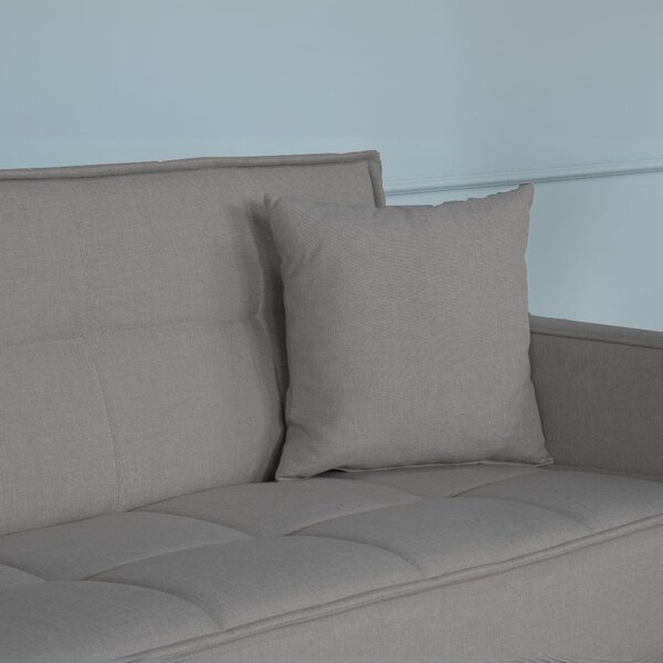 DecHome Divano Letto 3 Posti Moderno Vano Contenitore in Velluto Dimensioni 210x85x87 cm colore Grigio - Legen