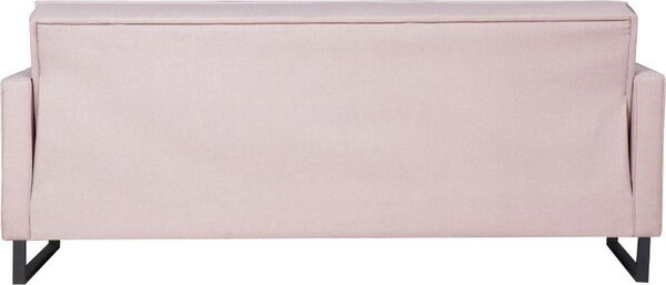 DecHome Divano Letto 3 Posti Moderno Vano Contenitore in Velluto Dimensioni 210x85x87 cm colore Rosa Antico - Legen