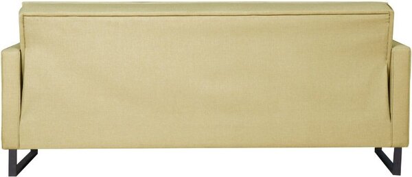 DecHome Divano Letto 3 Posti Moderno Vano Contenitore in Velluto Dimensioni 210x85x87 cm colore Senape - Legen