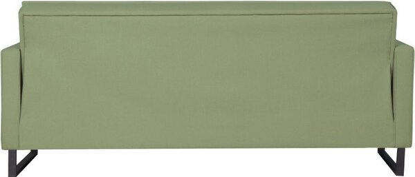DecHome Divano Letto 3 Posti Moderno Vano Contenitore in Velluto Dimensioni 210x85x87 cm colore Verde Oliva - Legen