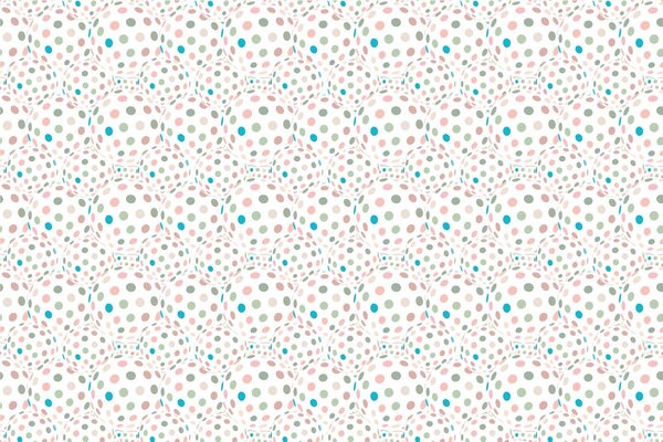 Carta da parati – Illusione di sfere colorate