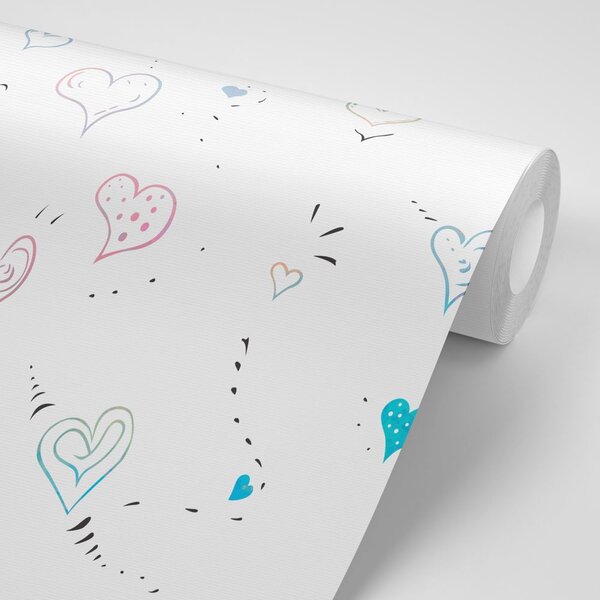 Carta da parati – Cuori pieni d'amore