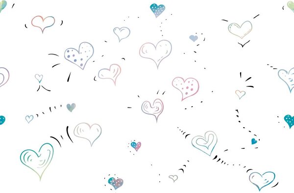 Carta da parati – Cuori pieni d'amore