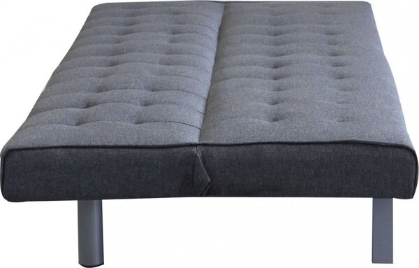 DecHome Divano Letto Clic-Clac 3 Posti Moderno in Tessuto Dimensioni 178x80x71 cm colore Grigio Scuro - Carnaby