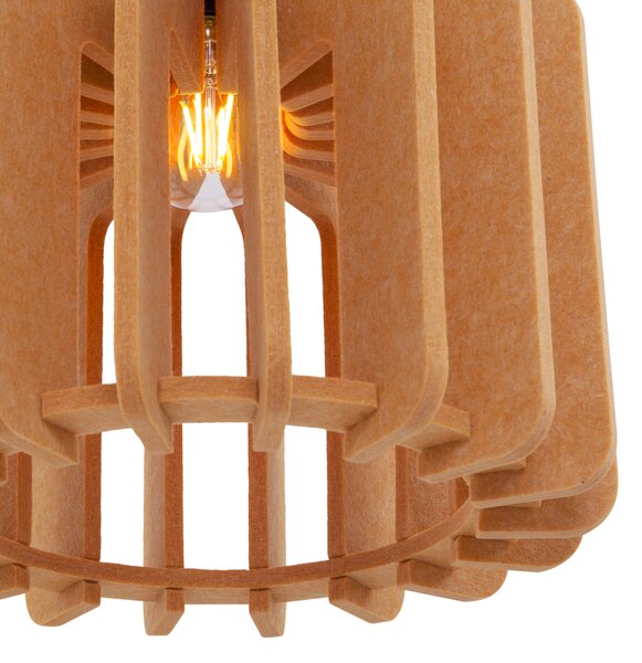 Lampada a sospensione retrò arancione - Felt