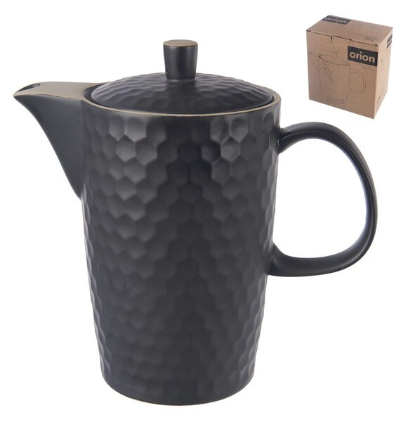 Teiera nera in ceramica 1,3 l Tea Time – Orion