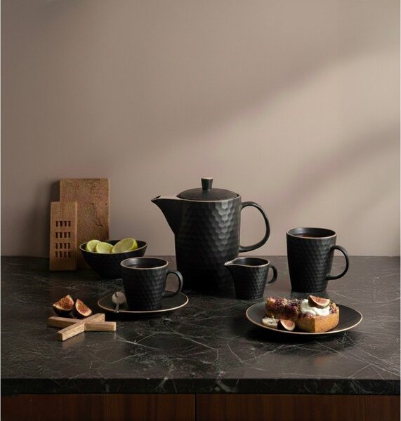 Tazzina per cappuccino nera in ceramica 250 ml Tea Time – Orion