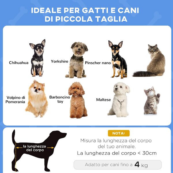 AllMyPets Divano per Cani Rotondo in Tessuto di Peluche e Legno con Cuscino Extra 40.5x33 cm colore Grigio/Legno - GYA558F