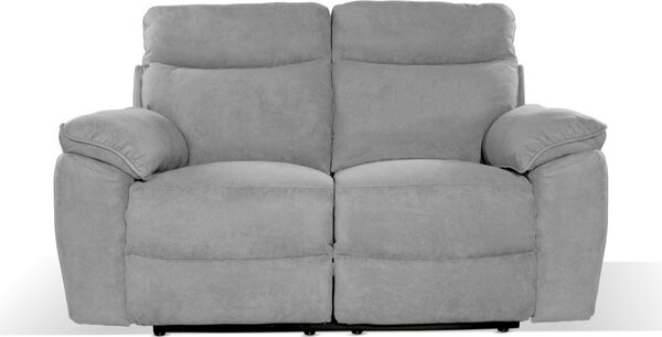 DecHome Divano Relax 2 Posti Moderno Schienale Reclinabile Poggiapiedi estraibile Meccanismo Elettrico in Tessuto Dimensioni 160x100x102 cm colore 