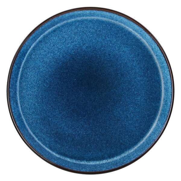 Piatto nero/blu in gres ø 27 cm Gastro Dark Blue/Black – Bitz