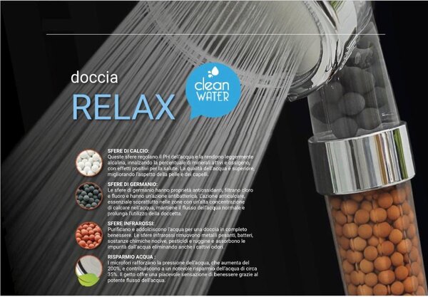 Idro Bric Doccetta da bagno con sali benessere Relax 1F Cromo - SAPD0C0228TR