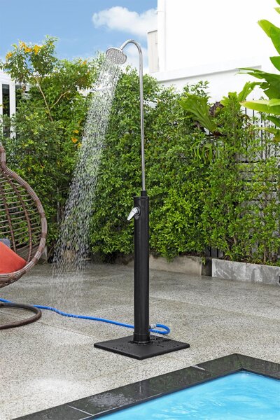 Bestway Doccia da Giardino Solare Altezza 218 cm Capacit 8 L Libera Installazione colore Nero - 58694 / 24
