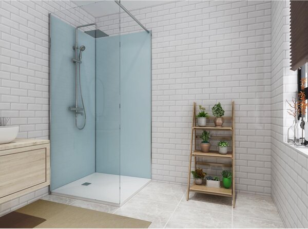 Pannello da parete per il bagno con profili inclusi 2 x L. 90 x H. 210 cm - Lotto  di 2