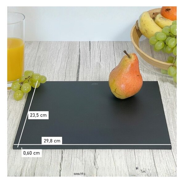 Jade Tagliere Gourmet Edge Ultra Sottile 29x23cm Laminato di Cellulosa Resistente al Calore 176°C