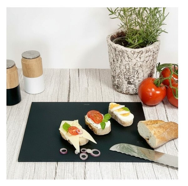 Jade Tagliere Gourmet Edge Ultra Sottile 37x27,5cm Laminato di Cellulosa Resistente al Calore 176°C