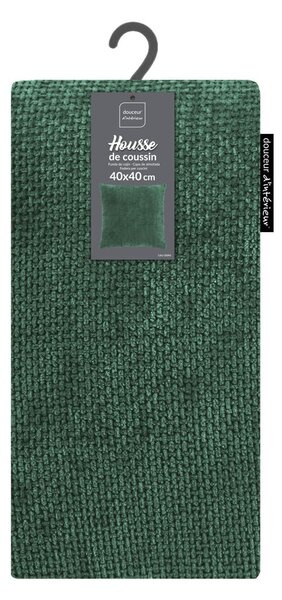 Federa decorativa in ciniglia 40x40 cm Leo – douceur d'intérieur