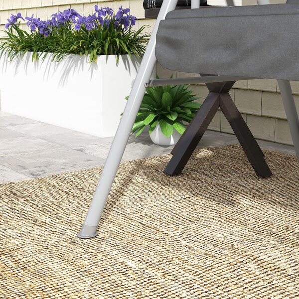 VivaGarden Dondolo da Giardino 2 Posti con Tettuccio Parasole e Tavolino in Metallo/Poliestere Dimensioni 175x112x158 cm colore Grigio