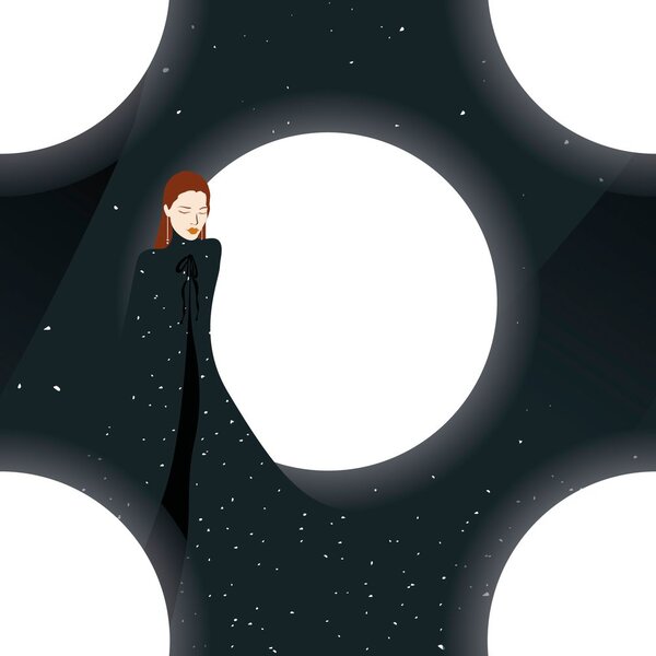 Carta da parati – Signora della luna