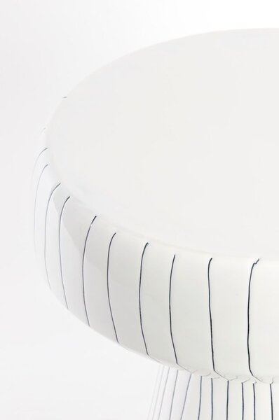 Tavolino rotondo in metallo ø 38 cm Dakwa - Light & Living