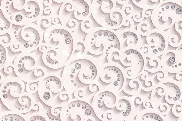 Carta da parati – Brillantezza Astratta con Tono Rosa