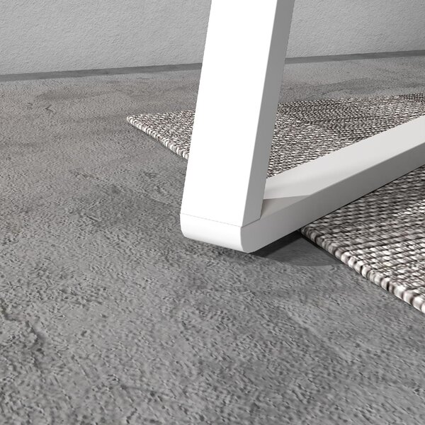 VivaGarden Dondolo da Giardino 3 Posti con Tettuccio Parasole in Acciaio/Poliestere Dimensioni 205x130x175 cm colore Grigio Scuro