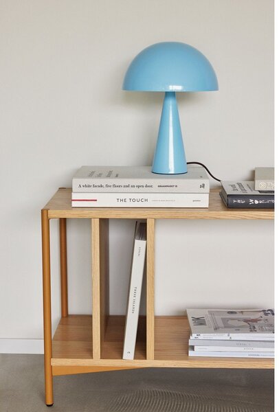 Lampada da tavolo azzurra (altezza 33 cm) Mush - Hübsch