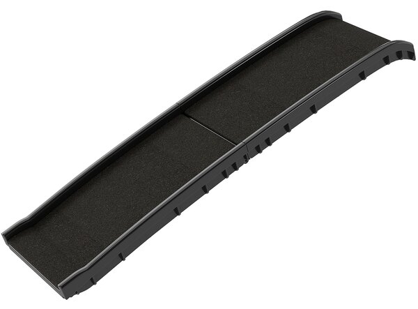 PawHut Rampa pieghevole per cani, scala per cani in PP con pendenza dolce e superficie antiscivolo, 155x38,5x15,5cm, nero | Aosom Italy