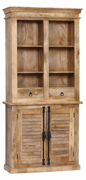AROLD - mobile in legno di mango con 2 ante e 2 cassetti