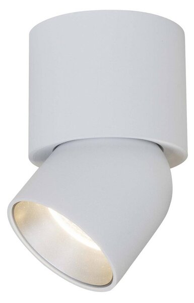 The Light Group Faretto da soffitto LED SLC CUP, bianco/argento, 927, Ø 7,5 cm, dimmerabile, Bianco / Opale, Soggiorno / Sala da pranzo, Alluminio, Moderno, Downlight