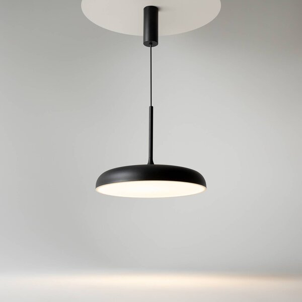 Maytoni Lampada LED a sospensione Gerhard, Ø 40 cm, nero, metallo Gerhard, Nero, Soggiorno / Sala da pranzo, Metallo, Moderno